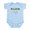Sky Blue, variant on CafePress - Major Cutie Infant Bodysuit - Baby Light Bodysuit, Size Newborn - 24 Months