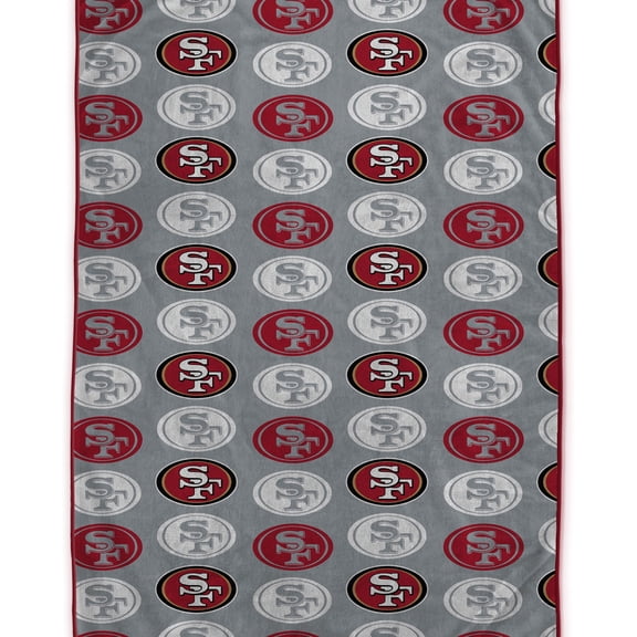 Pegasus  San Francisco 49ers 60" x 72" Logo Roll Ultra Soft Blanket