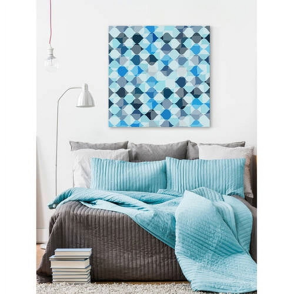 Marmont Hill 'Tic Tac Blue' Painting Print on Wrapped Canvas