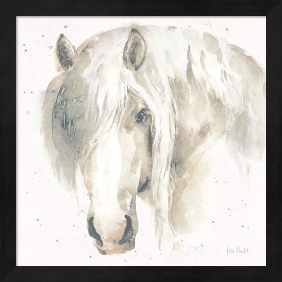 Farm Friends VI Neutral by Lisa Audit, Framed Wall Art, 13.25W x 13.25H