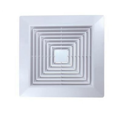 Delicioc Bathroom Vent Cover Ceiling Exhaust Fan Grille Bathroom Air Deflector Square Ceiling Mount Ventilation Fan Cover Replacement