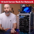 thumbnail image 4 of Armario de servidor GeeekPi 8U Rackmate T1 de 10 pulgadas para red, 4 of 9