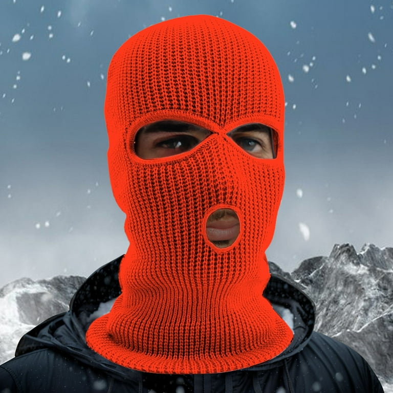 Men's 3-Hole Windproof - Skiing Motorcycle Cycling Face Mask for