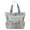 A, variant on Stylago Nylon Tote Bags for Women Fashion Print Large Shoulder Handbags Multiple Zipper Shopping Purse for Shopping Camping Green