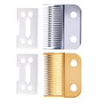 thumbnail image 1 of Wahl 30-15-10 Clippers Blades Replacement - Professional Animal Standard Adjustable Blade Set - Ceramic Dog Blade Set - 2 Set (Gold/Silver), 1 of 4