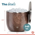 thumbnail image 2 of Cubeta de Hielo SNOWFOX XL Premium con Aislamiento al Vacío 7L Nogal Oscuro, 2 of 5