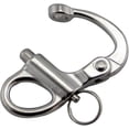 thumbnail image 5 of ABCISI Marine Grade Pair of 2-5/8(69MM) 316 Stainless Steel Fixed Bail Snap Shackle for Bracelet, Sailboat, 5 of 8