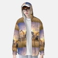 thumbnail image 2 of Vsdgher Sweat à Capuche Vintage Protection Faune pour Hommes Femmes, Manches Longues Protection Solaire Pêche Course Natation-TTG, 2 of 7