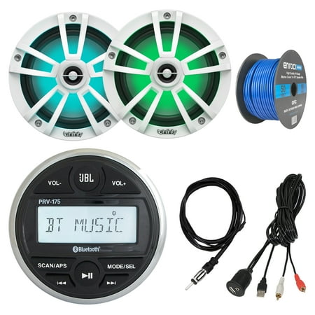 Infinity Marine Speakers - JBL PRV-175 Marine Bluetooth Digital Media Radio, Infinity 6.5