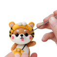 thumbnail image 2 of stanreset 60pcs 3 Sizes Felting Kit with Clear Bottle and Wooden Handle DIY Pin Craft Felt Tool Set, 2 of 8