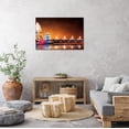 thumbnail image 3 of Zen Stone Canvas Wall Art - Just Breathe Yoga Quotes, White Lotus Flower Spiritual Artwork Framed Modern Decor for Bathroom Spa Living Room Bedroom, 3 of 7