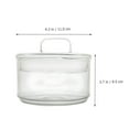 thumbnail image 6 of Household Glass Bowl Apothecary Jars Fruit and Trifle Clear Salad with Lid Snack Storage Container Small Food Simple, 6 of 6