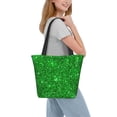 thumbnail image 7 of Bingfone Green Glitter Women Shoulder Tote Bags Casual Bag Ladies Shopping Handbag, 7 of 7