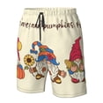 thumbnail image 4 of Pofeuu Autumn Gnomes1 Prin Men's Swim Trunks Quick Dry Bathing Suit Swimming Board Shorts Mesh Lining Beach Swimwear-Large, 4 of 6