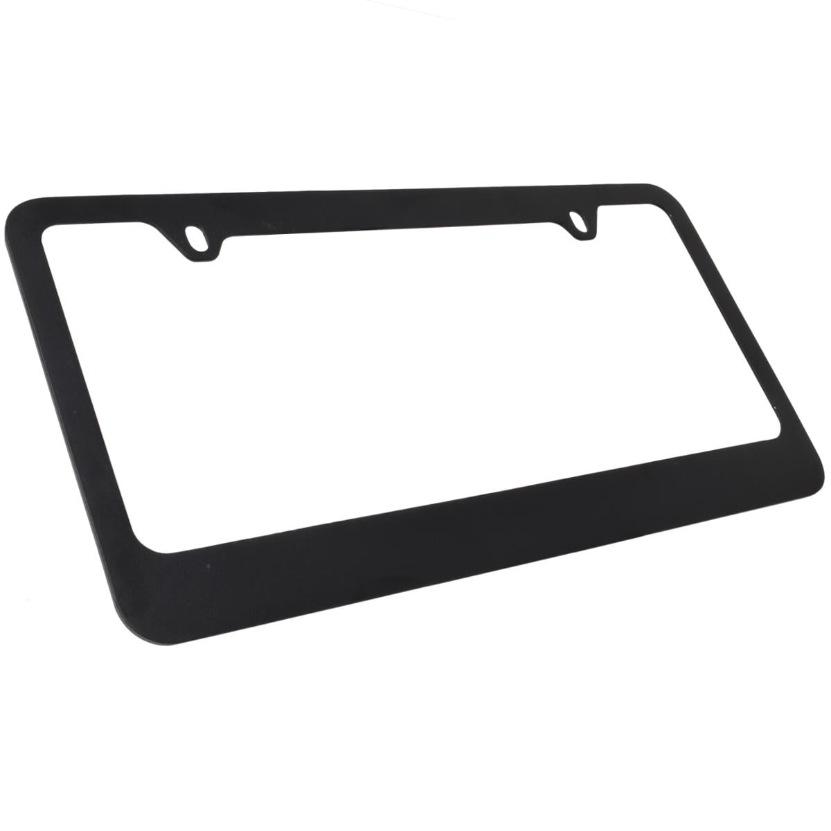 Chrome Plated Die-Cast Stainless Metal License Plate Frame / Holder Universal Size - Jesus Fish (Pack of 2)