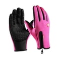 thumbnail image 2 of Guantes de invierno Hugo con aislamiento térmico antideslizantes impermeables para clima frío ciclismo rosado XXL, 2 of 6