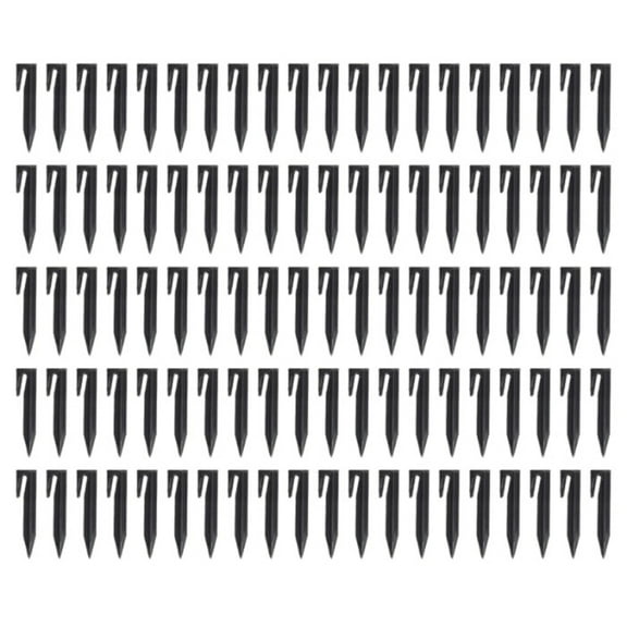 100Pcs Ground Spikes Fixing Pin Landscape Edging Stakes Garden Stakes Spikes Hook for Robotic Lawnmower Enduring