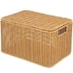 thumbnail image 1 of Cajas Cesta De Almacenamiento Tejida Cubos Cesta De Juguetes Para El Hogar Cestas De Almacenamiento De Mimbre Cesta Tejida Para Almacenamiento Con Tapa Cesta De, 1 of 9