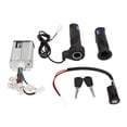 thumbnail image 2 of Controlador de motor cepillado de 36 V y 1000 W, juego de puños de acelerador con bloqueo de potencia eléctrica, kit de conversión de bicicleta eléctrica, 2 of 14