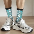thumbnail image 5 of Goofa Cartoon Funny Goose Printed Men's Crew Socks, Soft Durable Breathable Moisture-Wicking with Odor Control Cotton socks, 5 of 9