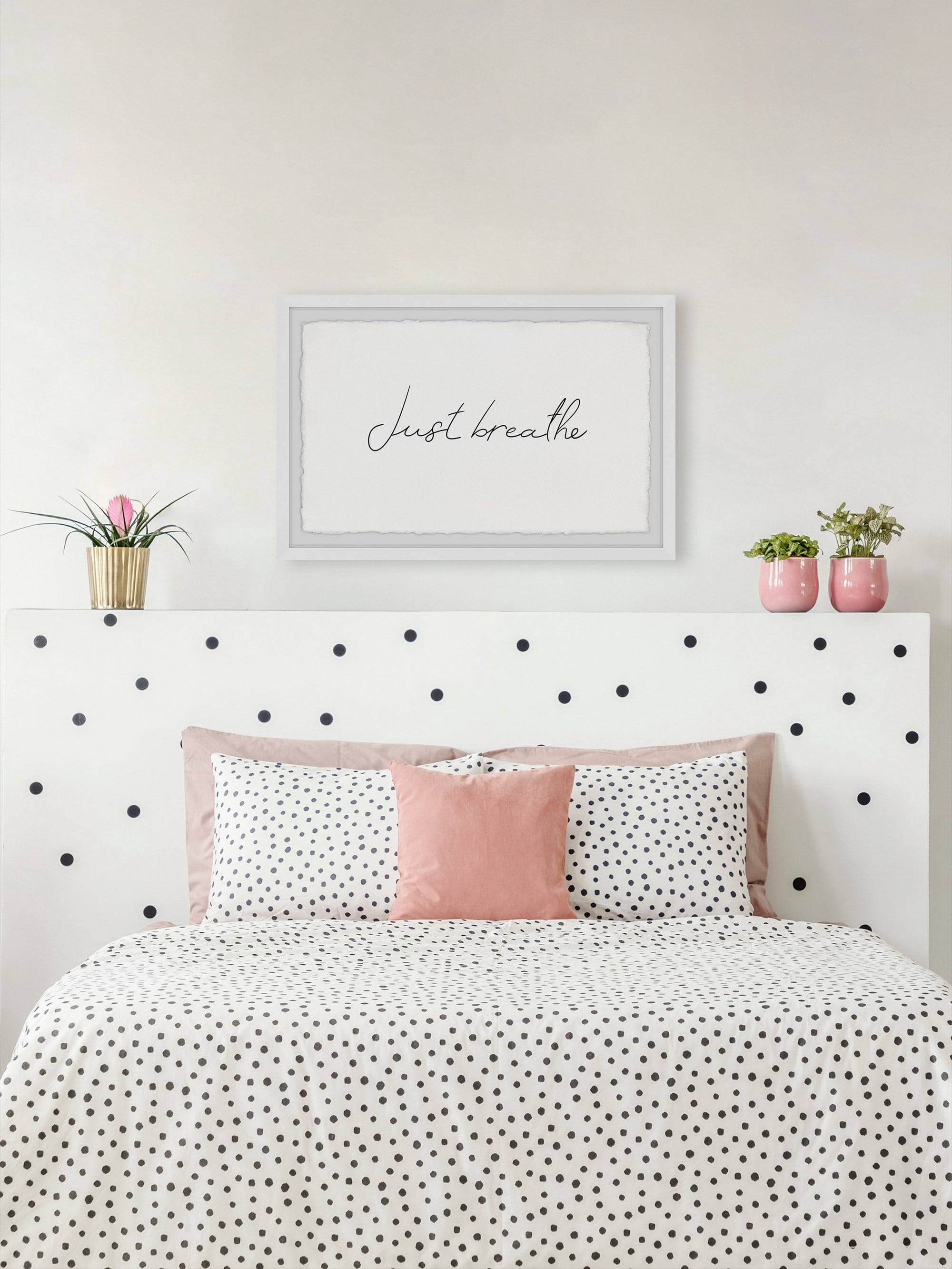 Marmont Hill Keep Breathing Framed Wall Art