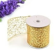 thumbnail image 2 of eZthings® Decorative Designer Sparkly Sheer Fabric Ribbons for Party Decor and Gift Baskets (10 Yard, Purple(3.5" Width)), 2 of 11