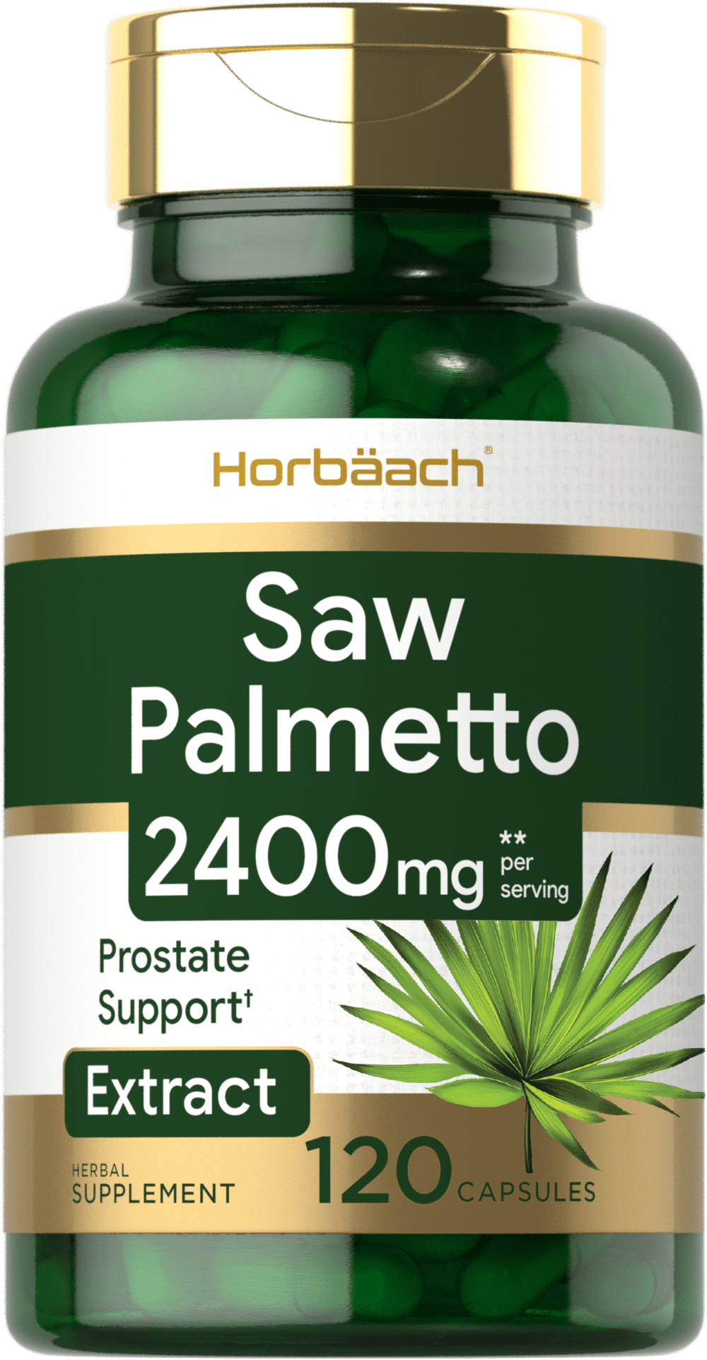 Saw Palmetto Extract 2400mg 120 Capsules Prostate Supplement for