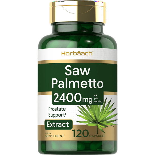 Saw Palmetto Extract 2400mg 120 Capsules Prostate Supplement for