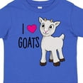 thumbnail image 4 of Inktastic I Love Goats Cute Goat Boys or Girls Toddler T-Shirt, 4 of 5