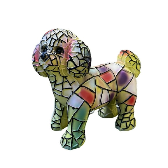 Haoqiaomaoyi Lamp And Pug Lamp,2025 Dachshund Lamp,Dog Series Art Night Light,Stained Resin French Bulldog Tabletop Night Light,Cute Pet Dogs Themed Led Table Lamps Miniature Dog-Shaped Led Desk Lamp