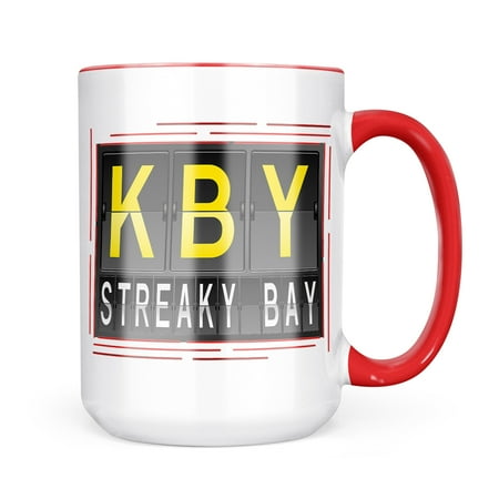 

Neonblond KBY Airport Code for Streaky Bay Mug gift for Coffee Tea lovers