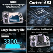 RG35XXH Handheld Game Console,3.5Screen,3300mAh Battery,5G WiFi Bluetooth HD and TV Output Purple