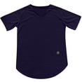 thumbnail image 1 of Leutsin Men's Summer Solid Color Slim Fit V-neck Short Sleeve Top T-shirt, 1 of 4