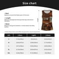 thumbnail image 5 of Gukieu Log Cabin Inside Print Women's Quick-drying Fitness Vest, Round Neck Sleeveless Fitness T-shirt, Suitable for Yoga, Sports-Small, 5 of 7