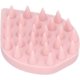 thumbnail image 3 of Cepillo masajeador de cuero cabelludo de silicona para lavar el cabello, diseño rosa con cerdas suaves., 3 of 5