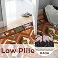 thumbnail image 2 of Washable Area Rug for Living Room, 9'x12' Geometric Pattern Non-Slip indoor Rug, Soft Low Pile & Stain Resistant Carpet for Bedroom, Dining Room, Home office, 2 of 8