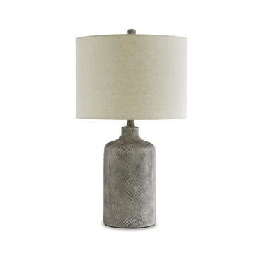 Signature Design by Ashley Contemporary Linus Table Lamp  Antique Black