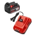 thumbnail image 1 of Paquete de repuesto del cargador de batería Aoasur de 18 V y 5 Ah, 1 of 7