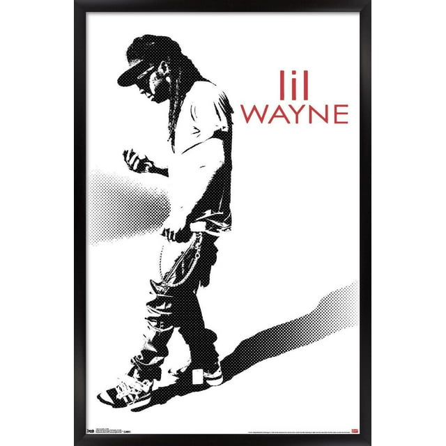 Lil Wayne - Hustle Wall Poster, 14.725" x 22.375" Framed