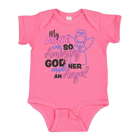 

Inktastic My Aunt Was So Amazing God Made Her an Angel Gift Baby Girl Bodysuit