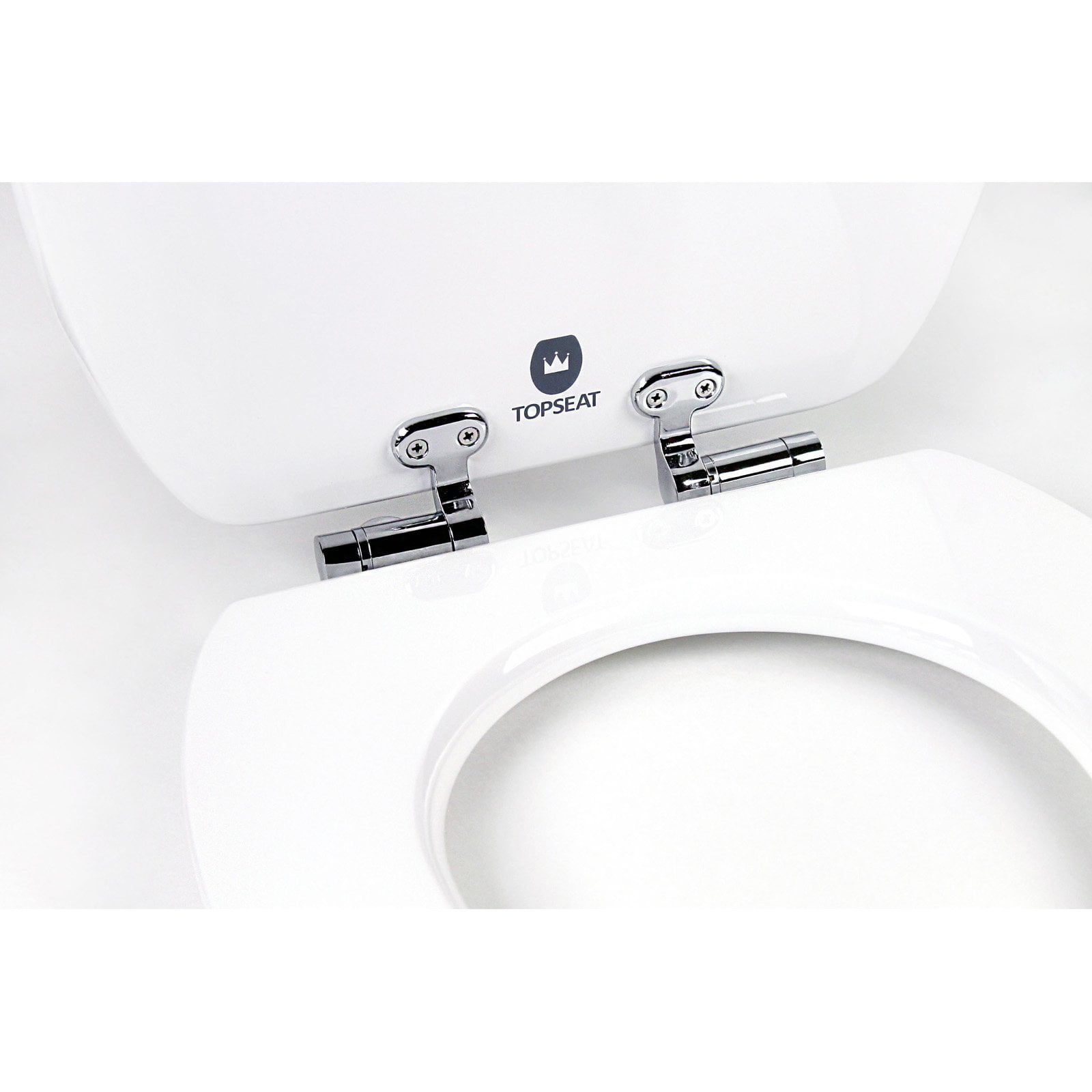 Topseat 6TS2R2112SL Water Lily Round Toilet Seat