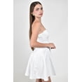 thumbnail image 2 of Vestido denim Strapless Roman Fashion /Juvenil, 5908 (Blanco) blanco M, 2 of 5