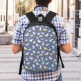 thumbnail image 5 of Uemuo Cute Baby Animals Printed Durable 17-inch Student Backpack - Lightweight, Waterproof, Adjustable Straps, Ideal for School, Work, Travel, 5 of 5
