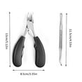 iZZZHH Large Toenail Clippers Podiatrist Toenail Clippers Set Sharp Heavy Duty Toenail Clippers