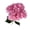 Pink, variant on 1 Pc 18" Artificial Hydrangea Flowers, 5-Head Silk Hydrangea Bouquet Two-Tone Burgundy Red Flowers for Fireplace Mantle Arrangement, Red