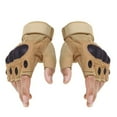 thumbnail image 2 of 1 Paire de Gants d'Extérieur Respirant Confortable Réglable Antidérapant Mitaines de Protection Demi-Doigt, 2 of 10