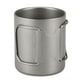 thumbnail image 4 of Copa de titanio TOMSHOO 220/350/450 / 600ml taza de agua de titanio de doble pared taza de té de caf CACAGOO Copa de titanio, 4 of 7