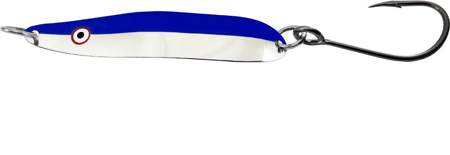 Gibbs G-30518 Wee G Trolling Spoon, Nickle/Blue, Trolling Spoon, Nickle/Blue