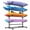 Black-1, variant on Topcobe 4-Kayak Storage Rack, Heavy Duty Kayak Stand with Locking Casters, Universal Fit for Canoes, SUPs, and Surfboards, Space-Saving Design, 45.87"W x 28.94"D x 80"H