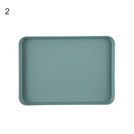 

XM Culture Nordic Simple Rectangular Fruit Dessert Plastic Storage Tray Kitchen Supplies